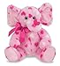 Bearington Manny Hugs Stuffed Animal Elephant Plush with Hearts and a Pink Bow, Kid Companion Plushie, Great Gift for Birthdays, Holidays and Other Special Occasions Like Valentines Day, 11 inches