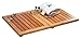 Bambusi Luxury Bamboo Bath Mat - Non-Slip Shower Floor Mat for Bathroom and Spa Folds for Easy Storage - Indoor and Outdoor Use - 18 x 24 Inches primary
