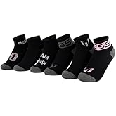 Messi boys Lifestyle Ankle Socks, 6-pack, Soft & Stretchy, Comfortable