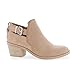 InspireIIS Childrens Girl Mid Heel Perforated Ankle Boots