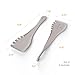 2 in 1 Bonke Tongs and Spatula - Perfect Salad, Fish, Spaghetti, Meat Steak Turner, Asparagus, Appetizer, Vegetable Tongs or Spatulas in Kitchen when Cooking - Flexible Nylon