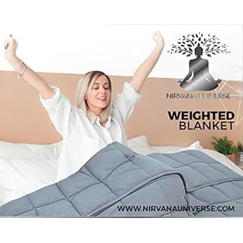 Nirvana Universe Organic BPA Lead Free Weighted Blanket 15lbs 48x 72