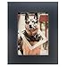 US Art Frames 12x36-Inch Wall Decor Picture Poster Frame, Smooth Wrapped Finish, 1 Inch Wide Flat, Black, Wood Composite MDF