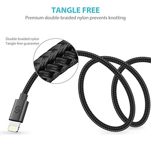 image for Syncwire iPhone Charger Lightning Cable, Nylon-Braided [Apple MFI Cert