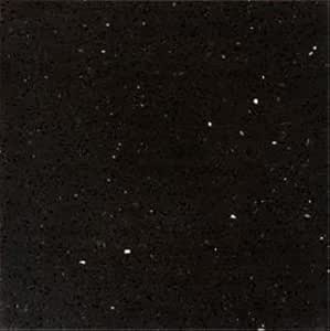 Baldosas y cósmica de piedra negra baldosas 40 x 40 cm negro del cuarzo