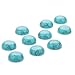 JJG 20pcs 8mm Natural Stone Round Cabochons Flatbacks Turquoise Gemstone Dome Cameos