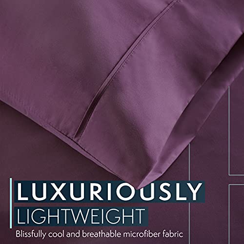 HC COLLECTION Full Bed Sheets Set Hotel Luxury, Lightweight, Soft