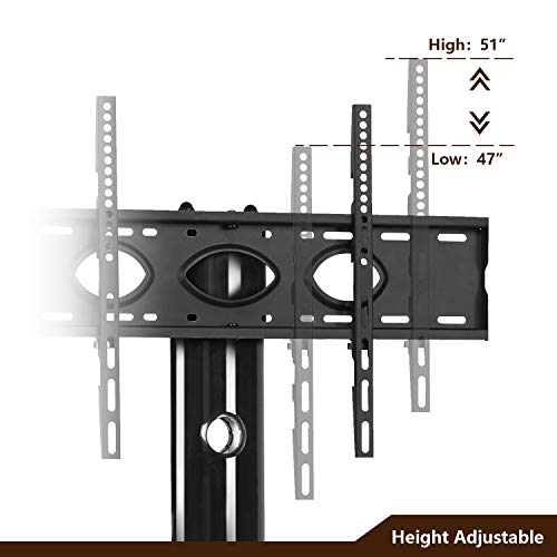 TAVR Swivel Floor TV Stand with Height Adjustable Mount Bracket for 32