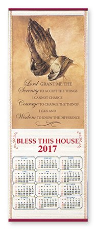 Priant les mains ~ Sérénité Prière verset ~ Calendrier 2017 Bless This House molette de Nouvelle Année de Noël dans une boîte cadeau... Priant les mains ~ Sérénité Prière verset ~ Calendrier 2017 Bless This House molette de Nouvelle Année de Noël dans une boîte cadeau...