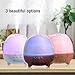 BlueHills Premium Essential Oil Diffuser with Remote Cute Aromatherapy Humidifier Large Capacity Coverage Area for Home Room Office Spa Long 12 hour Run Timer Mood Lights – White Wood Grain-S01-600MLthumb 4