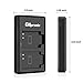 OAproda 2 Pack DMW-BLE9, DMW-BLG10 Battery and Rapid Dual Micro USB Charger for DMW-BLG10 and Lumix DMC-GX85, DMC-GX9, DMC-GX80, DMC-GX7, DMC-ZS200, DMC-ZS100, ZS70, ZS60, DMC-GF3, GF5, GF6