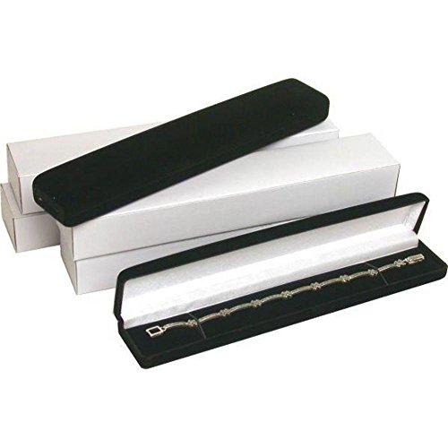 FindingKing 6 Black Bracelet Watch Gift Boxes Jewelry Display Box