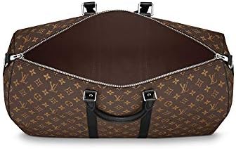 Louis Vuitton Monogram Macassar Keepall Bandouliere Travel Bag (Keepall 55) 3 Louis Vuitton Monogram Macassar Keepall Bandouliere Travel Bag (Keepall 55)
