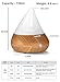 Essential Oil Diffuser, Pakway Ultrasonic Cool Mist Air Humidifier Aroma Diffuser ,Infrared Induction(turning on/off automatic)+Touch Sensor Control (Wood Grain)