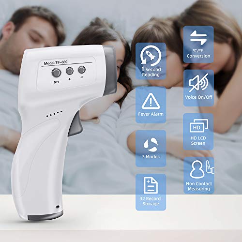 Thermometer for Adults Forehead,Touchless with Fever Alarm Pricepulse