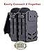 Magazine Pouch, The Ultimate Single or Double Stack, M16, AR15, M16.556 .223 Magazines, PMAG, Most Other Magazines. Belt Clip, Quick Draw, Ambidextrous, Polymer, Police Tactical Gear