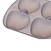Mirenlife 6 Cavity Apple Shape Non Stick Silicone Pan for Cake, Cupcake, Chocolate, Pastry, Muffin, Bread, Big Ice Cube, Soap, and More, Set of 2