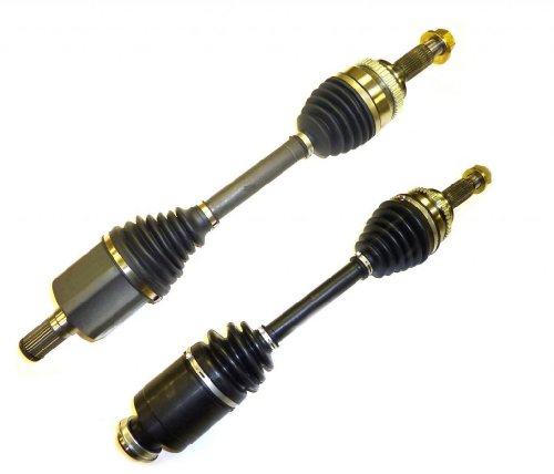 DTA MZ23112312A front Left Right Pair - 2 New Premium CV Axles (Drive Axle Assembly) Fits 2007-2011 Mazda CX-7 2.3L Only; 2007-2014 CX-9