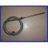 Type J Thermocouple 4" Sensor Temperature Controller Control Probe 752F with Spring