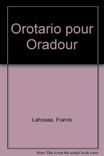 Oratorio pour Oradour