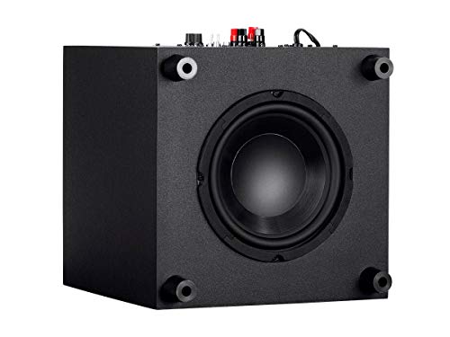Monoprice Premium 5.1.4-Ch. Immersive Home Theater System - with 8 Inch 200 Watt Subwoofer, Dolby Atmos Compatible, Black