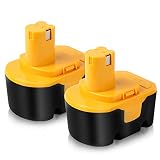 Ryobi 14.4V Battery, 2Pack 3.0Ah Ni-MH Battery for Ryobi 130224010 130224011 130281002 1314702 1400144 1400655 1400656 1400671 4400011 Cordless Power Tools