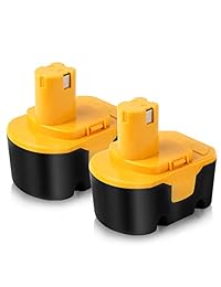 enegitech 2 Pack 14,4 V 3.0 Ah Ni-MH batería de repuesto para Ryobi 30224010 130224011 130281002 1314702 Taladro Herramientas Eléctricas