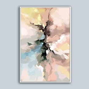 Framed Home Artwork Abstract Color for Living Room Bedroom