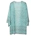 Bestyou▒ Women's Beachwear Cover-ups Tunic Chiffon Geometry Print Kimono Cardigan (Geometry Print F) One Size Fits Most