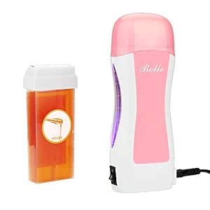 Belle Pink Depilatory Roll On Wax Heater Roller Waxing Hot Hair Removal Warmer 110V (Not Include The Wax Cartridge) (528925569353)