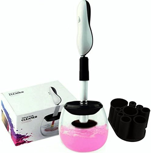 Makeup Brush Cleaner Electric Spinning Makeup Brush Cleaner and Dryer Machine Brush Cleaner Spinner 360 Rotation Cleans and Dries All Makeup Brushes in Seconds