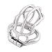 TERNENCE Ergonomic Design Chastity Device 304 Steel Stainless Easy to Wear Male Virginity Lock Chastity Belt K245 (45mm/ M Size)