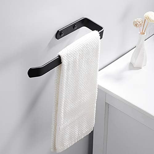 タオルバー タオル掛け 省スペース タオル棚 スペースアルミ製 お歳暮 防錆 おしゃれ ねじ取り付け 高耐荷重 洗面所 タオル収納 収納フック 壁掛け タオルハンガー ブラック キッチン お風呂