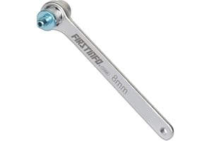 FIRSTINFO TOOLS FIT YOUR NEEDS FIRSTINFO F3508A 8mm Mini Brake Bleeder Wrench with 12 Point Socket for Automotive and Motorcycle Brake Bleeding