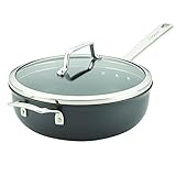 Anolon 81058 Authority Covered Chef's Pan, 4 quart, Gray