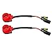 D2S-D2R to Pigtail (Positive and Ground) Prongs Replacement HID Wiring (Pack of 2)