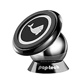 Mobile Phone Car Mount, Pop-Tech Universal Magnetic Cell Phone Dashboard Car Mount Holder for Apple iPhone iPod Samsung Galaxy LG HTC Nokia MOTO, Android Smartphone, GPS, Sticks on Any Flat Surface