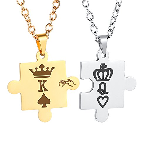 Cute couple necklaces !