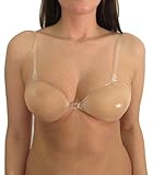 8 Of Hearts Women's Push up Bra with Adjustable & Removable Clear Straps and Adhesive