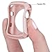 Wolait Compatible With Apple Watch Case 42mm,Rugged Protective Case + Tempered Glass Screen Protector for Series 3,Series2,Series1,Rose Gold