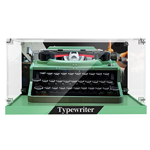 PIPART Acrylic Display Case for Lego 21327 Ideas Typewriter, Display