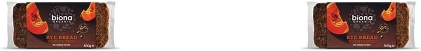(2 PACK) - Biona Rye Pumpkinseed Bread| 500 g |2 PACK - SUPER SAVER - SAVE MONEY