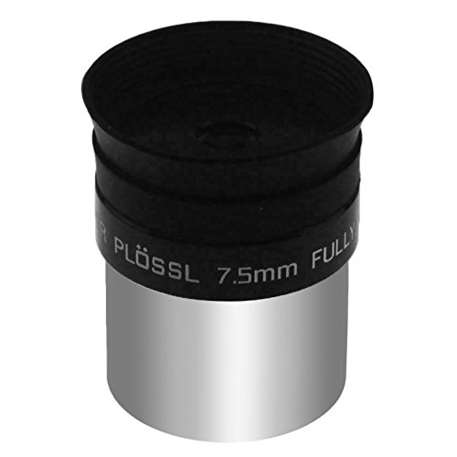 Astromania Eyepiece 7.5mm Telescope Lense for Astronomy Telescopes, 5 Element Fully Multi-Coated 52 Degree Super Plossl Eyepiece Telescope Accessories with Threaded for Standard 1.25 Inches Filter
