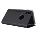 Asuwish iPhone Xs X 10 Case i Phone Cases Flip Folio Case Heavy Duty Dual Laye Mirror Protective Cover with Kickstand Hidden Magnetic Adsorption Shockproof for Apple iPhone10 ix ixs 10s sx Black