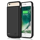 iPhone 6 Plus / 6S Plus /7 Plus/8 Plus Battery Case [7300mAh], Gixvdcu Rechargeable Extended Battery Portable Power Charger for iPhone 6+, 6S+,7+,8+ (5.5 Inch) Protective Charging Cover - Black