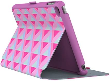 Speck Products Stylefolioケース Ipad Mini 4ケース Geo Strawberry フクシアピンク Beaming Orchidパープル Speck Products タブレットケース 通販 Amazon