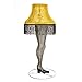 Kurt Adler Leg Lamp 3D Tinsel Lighted Lawn Decor, 28-Inch,Yellow