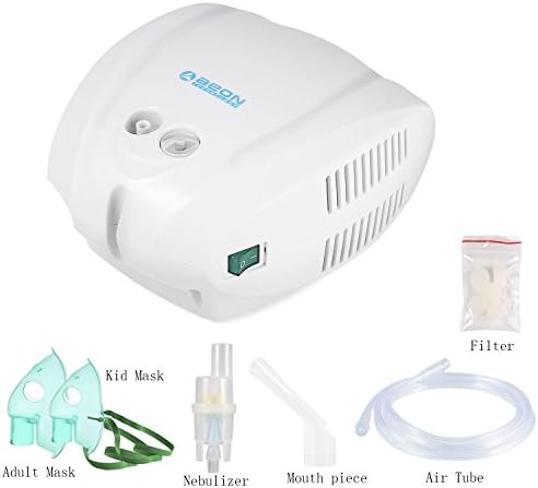 Cool Mist Inhaler Portable Compressor System Kit Humidifiers for Kids Adults Home and Travel-1 Year Warranty