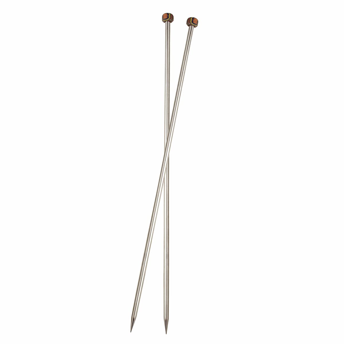 KNIT PRO KP10282 Nova Metal: Knitting Pins: Single Ended: 15cm x 3.25mm, 3.25mm, Silver
