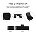 Solofish Portable Cosmetic Bag, Travel Makeup Case Packing Organizer Storage Containers with Top Handle and Removable Divider (Cosmetic are Not Include)